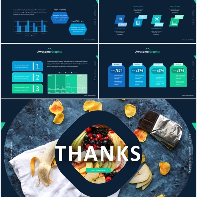 水果美食餐饮宣传展示PPT模板avocado powerpoint template 水果美食餐饮宣传展示PPT模板avocado powerpoint template