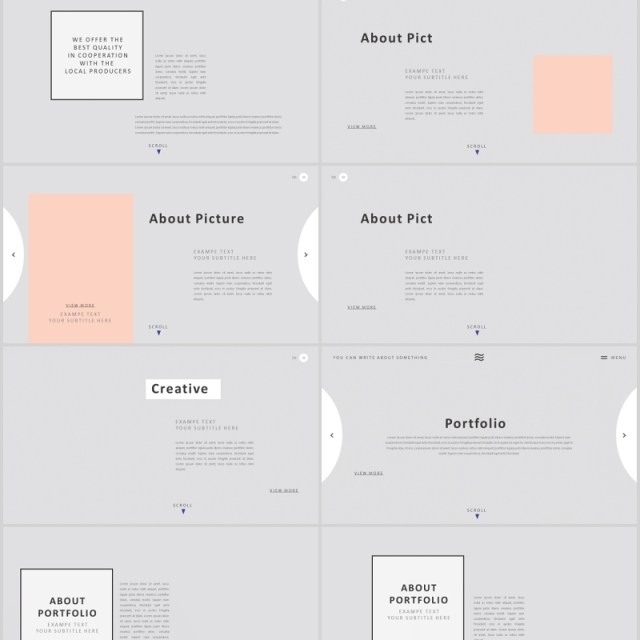 简洁欧美灰色PPT版式设计模板GREY - Powerpoint 简洁欧美灰色PPT版式设计模板GREY - Powerpoint