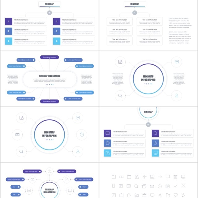 思维导图PPT模板信息可视化图表mindmap powerpoint template 思维导图PPT模板信息可视化图表mindmap powerpoint template