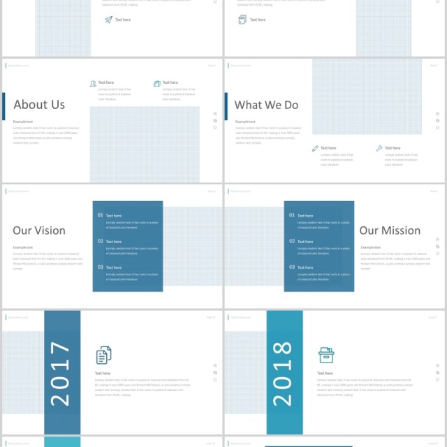 蓝色公司介绍PPT版式设计模板tobias powerpoint template 蓝色公司介绍PPT版式设计模板tobias powerpoint template