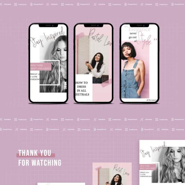 欧美风简洁手机竖版社交媒体PPT模板Social Media PowerPoint Template 欧美风简洁手机竖版社交媒体PPT模板Social Media PowerPoint Template