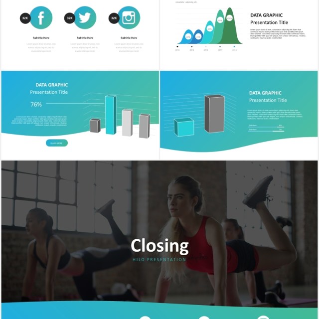 蓝色运动健身锻炼国外PPT模板powerpoint template 蓝色运动健身锻炼国外PPT模板powerpoint template