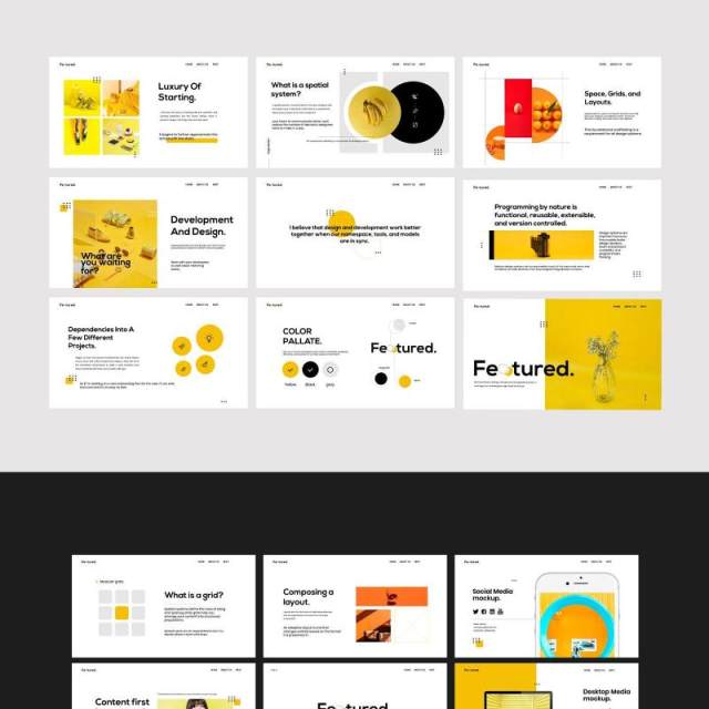 独特创意商业简报指南PPT模板不含照片Feature Brand Guidline Business Powerpoint 独特创意商业简报指南PPT模板不含照片Feature Brand Guidline Business Powerpoint