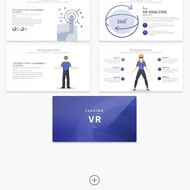 11套色系VR虚拟现实PPT信息图表幻灯片VR - PowerPoint Infographics Slides 11套色系VR虚拟现实PPT信息图表幻灯片VR - PowerPoint Infographics Slides