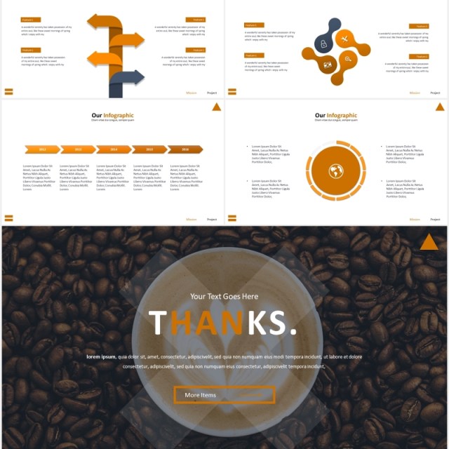 国外咖啡豆宣传介绍PPT模板Robusto Powerpoint Template 国外咖啡豆宣传介绍PPT模板Robusto Powerpoint Template