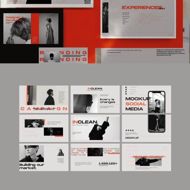 高端商业现代广告创意公司设计作品提案报告PPT模板不含照片INCLEAN Modern Design Urban Powerpoint 高端商业现代广告创意公司设计作品提案报告PPT模板不含照片INCLEAN Modern Design Urban Powerpoint