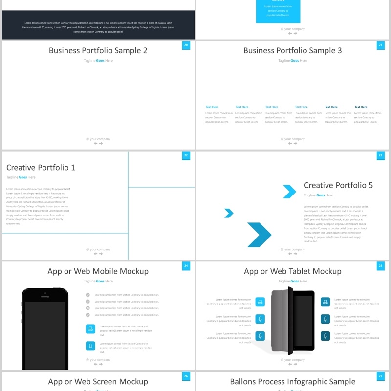 蓝色简洁公司团队介绍个人简介PPT模板maxpro powerpoint template