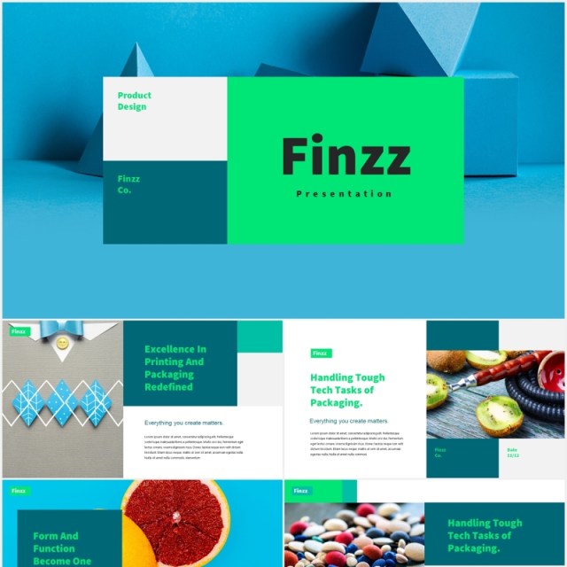 创意机构工作宣传报告PPT模板frizz creative agency powerpoint template