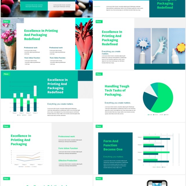 创意机构工作宣传报告PPT模板frizz creative agency powerpoint template