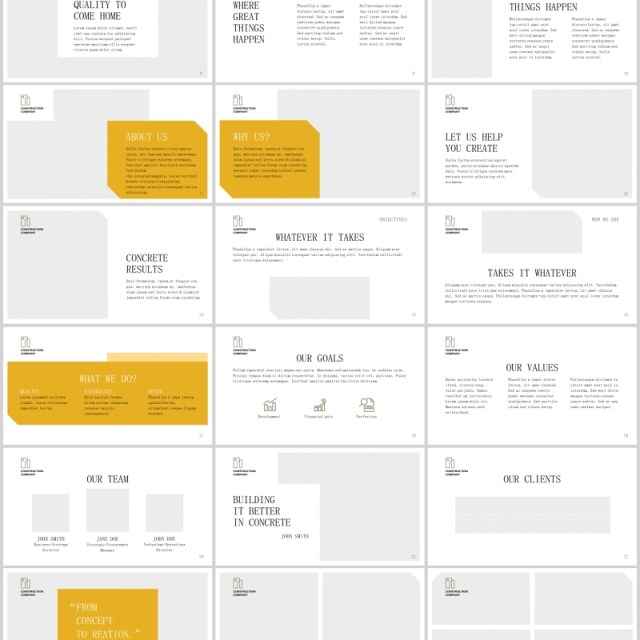 建筑施工装修公司宣传简介PPT版式模板Construction Company PowerPoint Presentation 建筑施工装修公司宣传简介PPT版式模板Construction Company PowerPoint Presentation