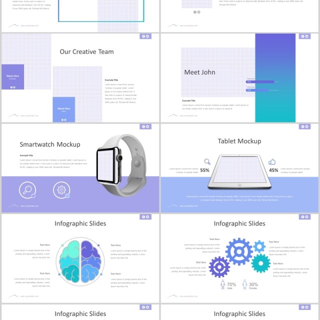 公司产品数据分析PPT信息图表模板everest powerpoint template