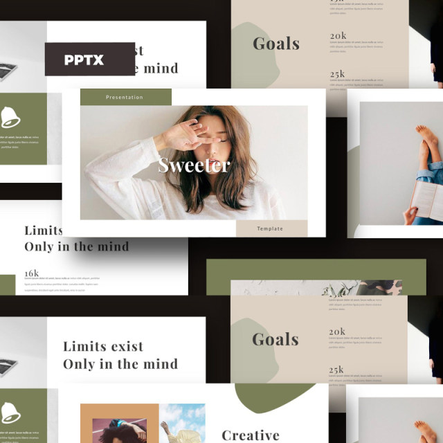清新简洁创意公司产品介绍PPT模板不含照片SWEETER. Minimal Creative Powerpoint 清新简洁创意公司产品介绍PPT模板不含照片SWEETER. Minimal Creative Powerpoint