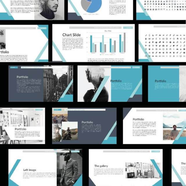 公司设计简约PPT模板版式设计Corporate Design Powerpoint