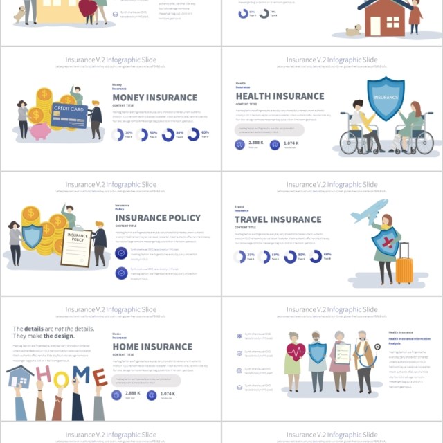 保险PPT信息图表幻灯片演示Insurance V.2 PowerPoint Infographics Slides 保险PPT信息图表幻灯片演示Insurance V.2 PowerPoint Infographics Slides