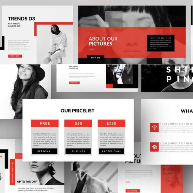 欧美时尚大气PPT版式模板设计Stuff Creative Powerpoint 欧美时尚大气PPT版式模板设计Stuff Creative Powerpoint