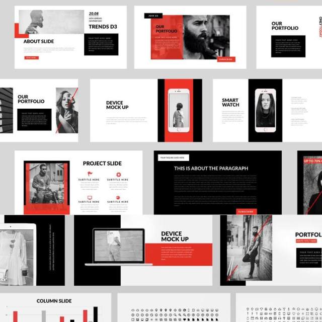 欧美时尚大气PPT版式模板设计Stuff Creative Powerpoint 欧美时尚大气PPT版式模板设计Stuff Creative Powerpoint