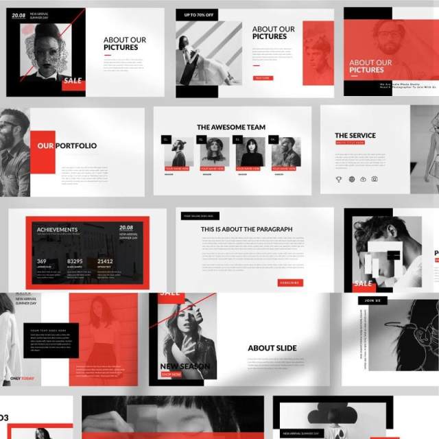 欧美时尚大气PPT版式模板设计Stuff Creative Powerpoint 欧美时尚大气PPT版式模板设计Stuff Creative Powerpoint
