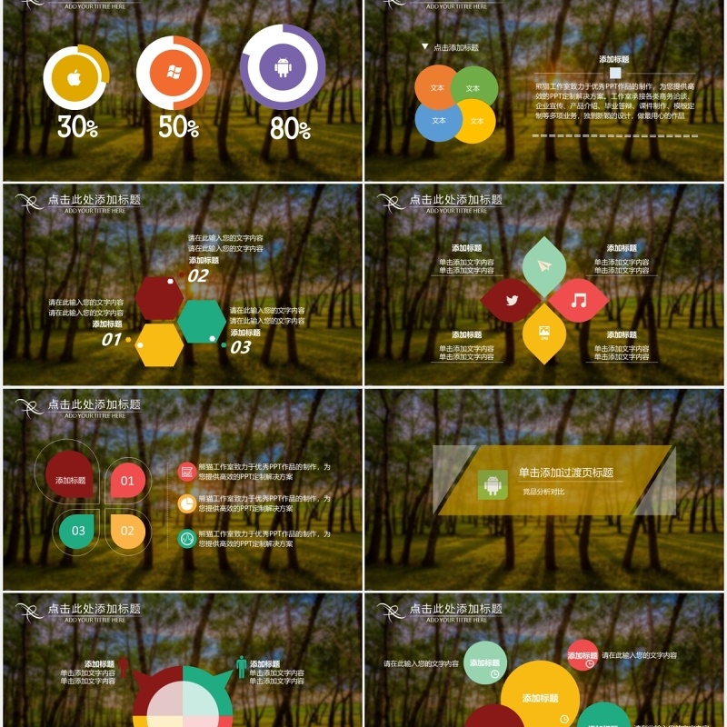 软件产品APP开发竞品分析报告PPT模板