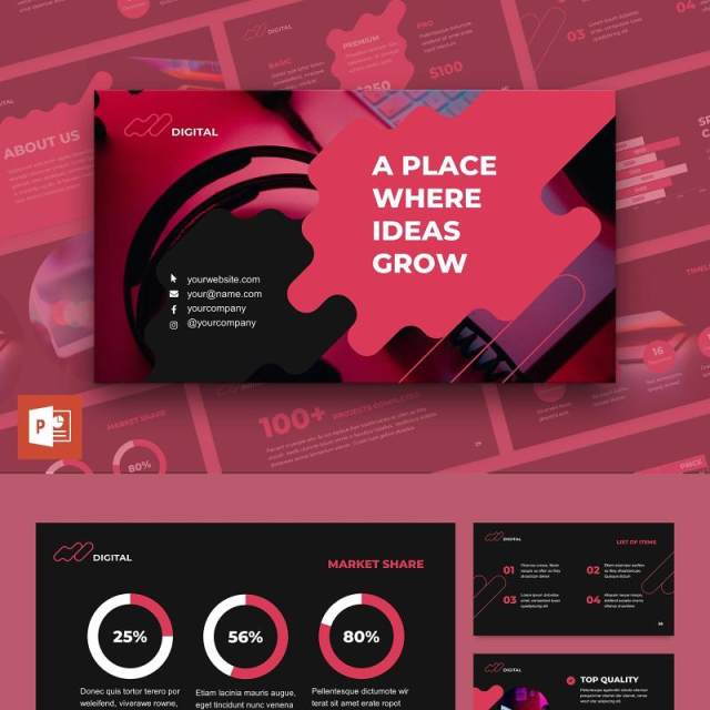 数字数码广告创意公司宣传介绍PPT模板不含照片Digital Advertising Agency PowerPoint Presentation 数字数码广告创意公司宣传介绍PPT模板不含照片Digital Advertising Agency PowerPoint Presentation