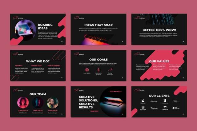 数字数码广告创意公司宣传介绍PPT模板不含照片Digital Advertising Agency PowerPoint Presentation 数字数码广告创意公司宣传介绍PPT模板不含照片Digital Advertising Agency PowerPoint Presentation