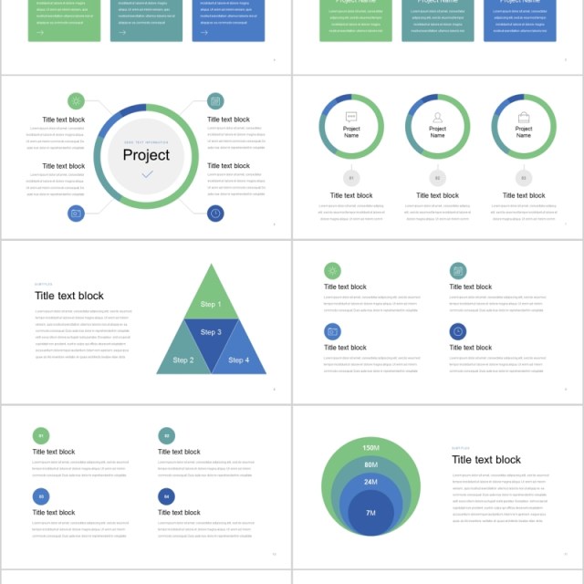 项目进度状态PPT信息图表素材project status powerpoint