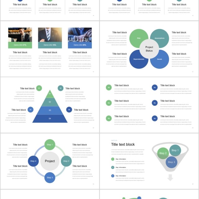 项目进度状态PPT信息图表素材project status powerpoint