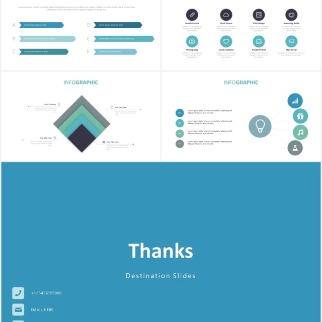 蓝色冲浪国外图片排版PPT模板tariq powerpoint template 蓝色冲浪国外图片排版PPT模板tariq powerpoint template