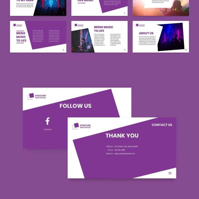 音乐节商业计划宣传介绍PPT模板不含照片Music Festival PowerPoint Presentation Template 音乐节商业计划宣传介绍PPT模板不含照片Music Festival PowerPoint Presentation Template
