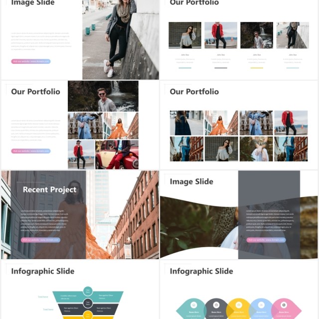 多彩国外图片排版PPT模板powerpoint template 多彩国外图片排版PPT模板powerpoint template