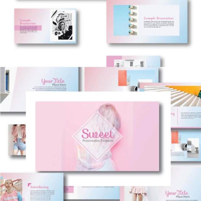 粉色甜蜜时尚PPT模板版式设计Sweet Powerpoint Template 粉色甜蜜时尚PPT模板版式设计Sweet Powerpoint Template