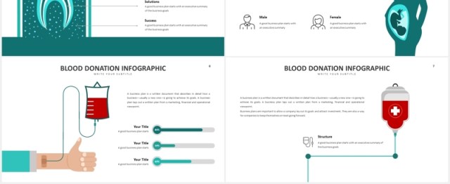 医疗医院信息图表PPT素材Healthcare Slides V2 Powerpoint Template