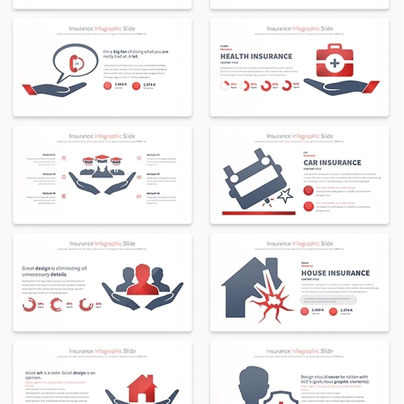 11套色系保险PPT信息图表幻灯片Insurance - PowerPoint Infographics Slides 11套色系保险PPT信息图表幻灯片Insurance - PowerPoint Infographics Slides