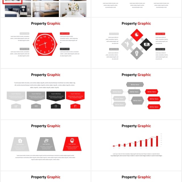 家居产品展示图片排版PPT国外模板Propenight - Powerpoint Template