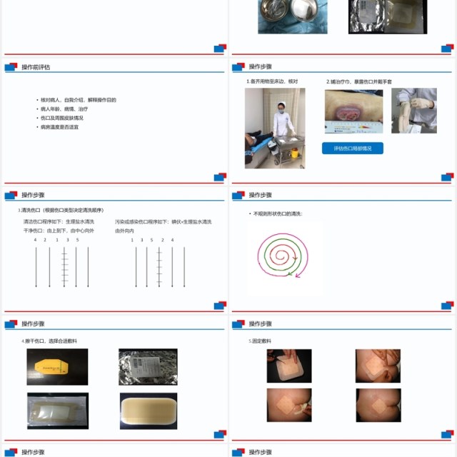 简洁压疮换药护理PPT模板 简洁压疮换药护理PPT模板