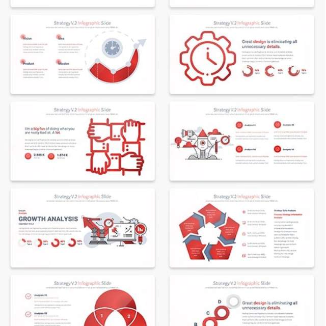 11套色系战略策略V.2PPT信息图表幻灯片Strategy V.2 - PowerPoint Infographics Slides 11套色系战略策略V.2PPT信息图表幻灯片Strategy V.2 - PowerPoint Infographics Slides