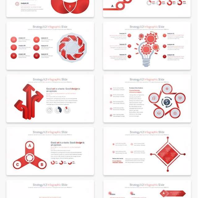 11套色系战略策略V.2PPT信息图表幻灯片Strategy V.2 - PowerPoint Infographics Slides 11套色系战略策略V.2PPT信息图表幻灯片Strategy V.2 - PowerPoint Infographics Slides