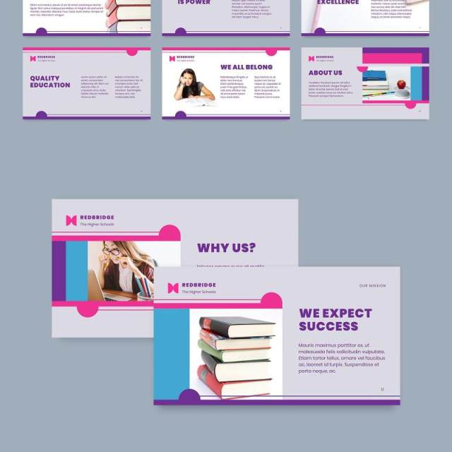 教育培训机构PPT版式模板Education PowerPoint Presentation Template