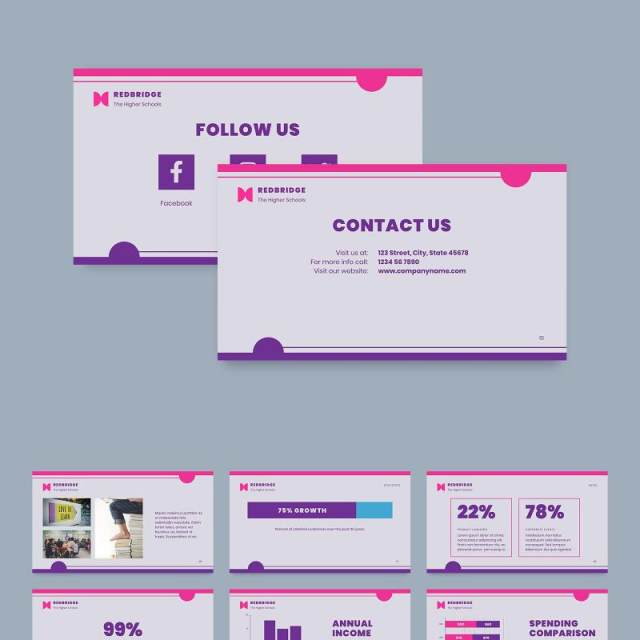 教育培训机构PPT版式模板Education PowerPoint Presentation Template