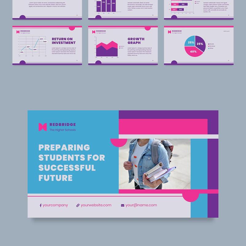 教育培训机构PPT版式模板Education PowerPoint Presentation Template