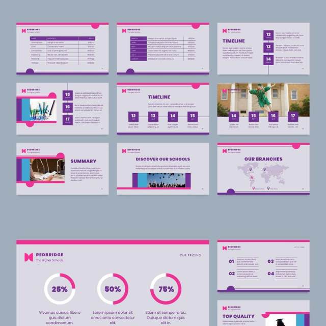 教育培训机构PPT版式模板Education PowerPoint Presentation Template