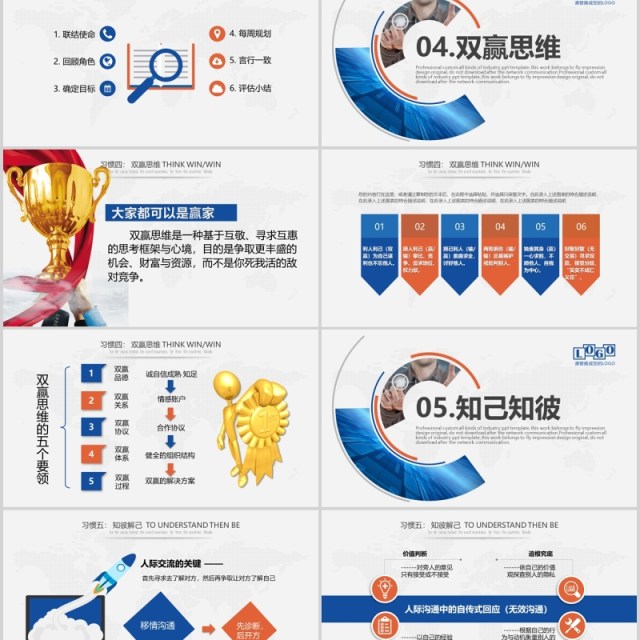 高效能人士的七个习惯企业管理培训PPT模板 高效能人士的七个习惯企业管理培训PPT模板