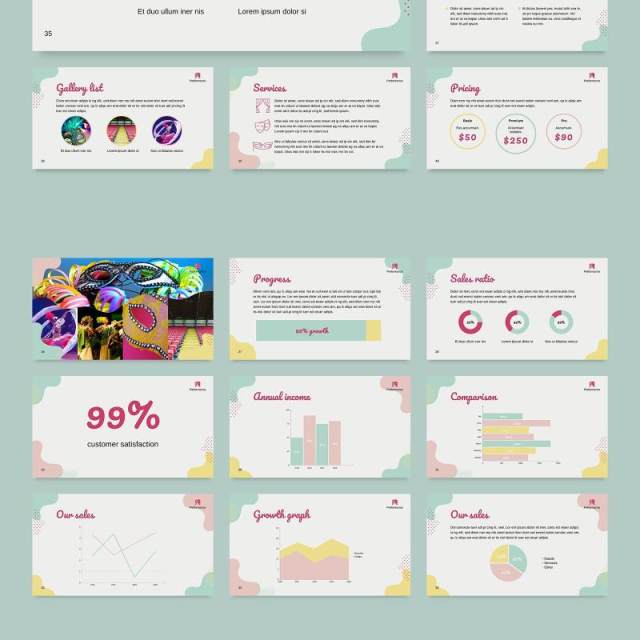 戏剧院剧场PPT模板不含照片Theater PowerPoint Presentation Template