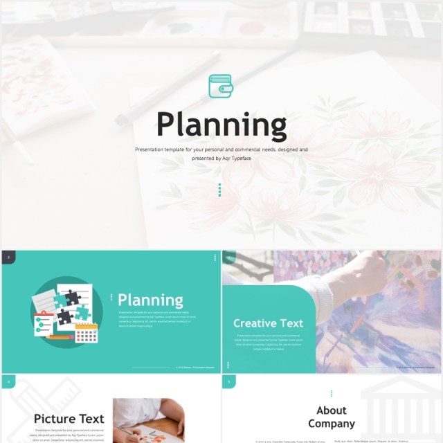 国外工作计划总结汇报PPT模板Planning - Powerpoint Template