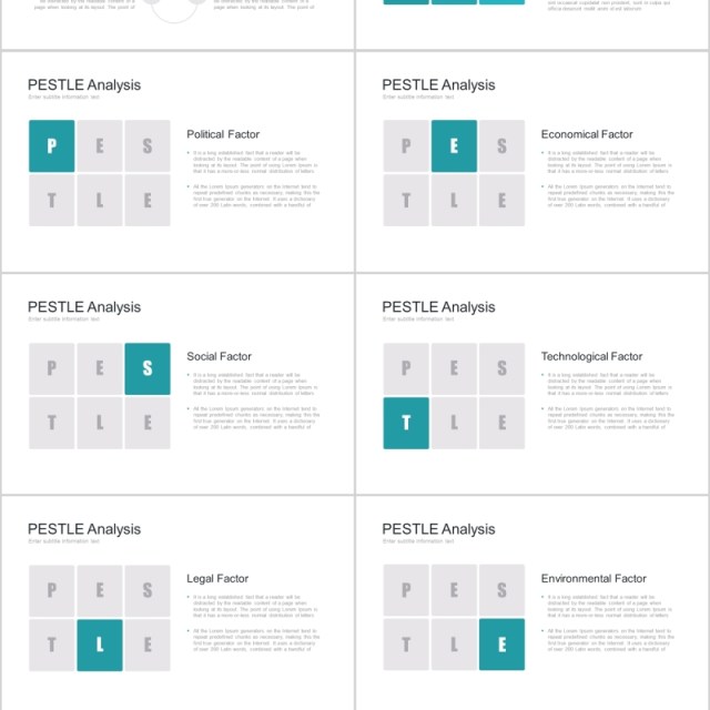 7套色系宏观大环境PESTEL分析PPT模板信息图表素材PESTELanalysis powerpoint 7套色系宏观大环境PESTEL分析PPT模板信息图表素材PESTELanalysis powerpoint