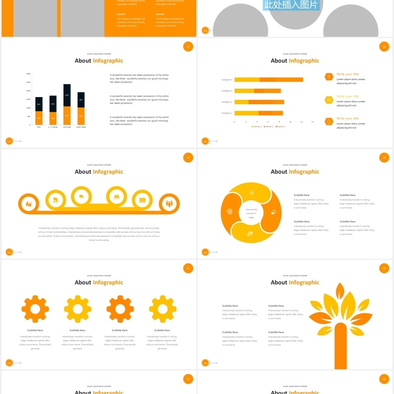 教育培训课件PPT模板图片排版设计Educations Powerpoint Template