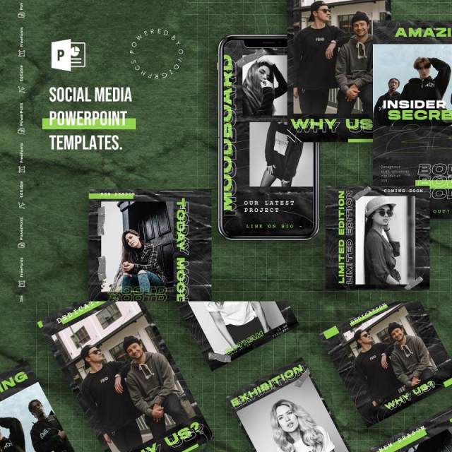 高端简约手机竖版社交媒体PPT模板Social Media PowerPoint Template 高端简约手机竖版社交媒体PPT模板Social Media PowerPoint Template