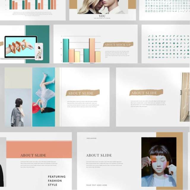 时尚产品介绍PPT模板版式设计Lookbook Powerpoint Template 时尚产品介绍PPT模板版式设计Lookbook Powerpoint Template