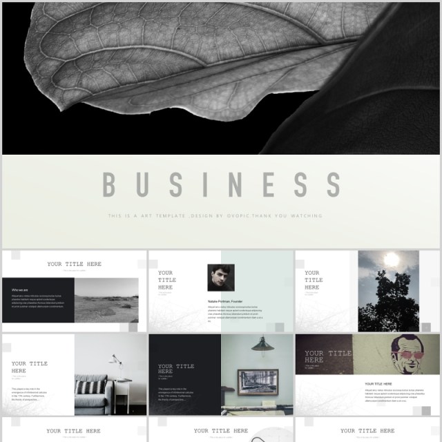 简洁商务工作报告总结PPT模板Business 简洁商务工作报告总结PPT模板Business