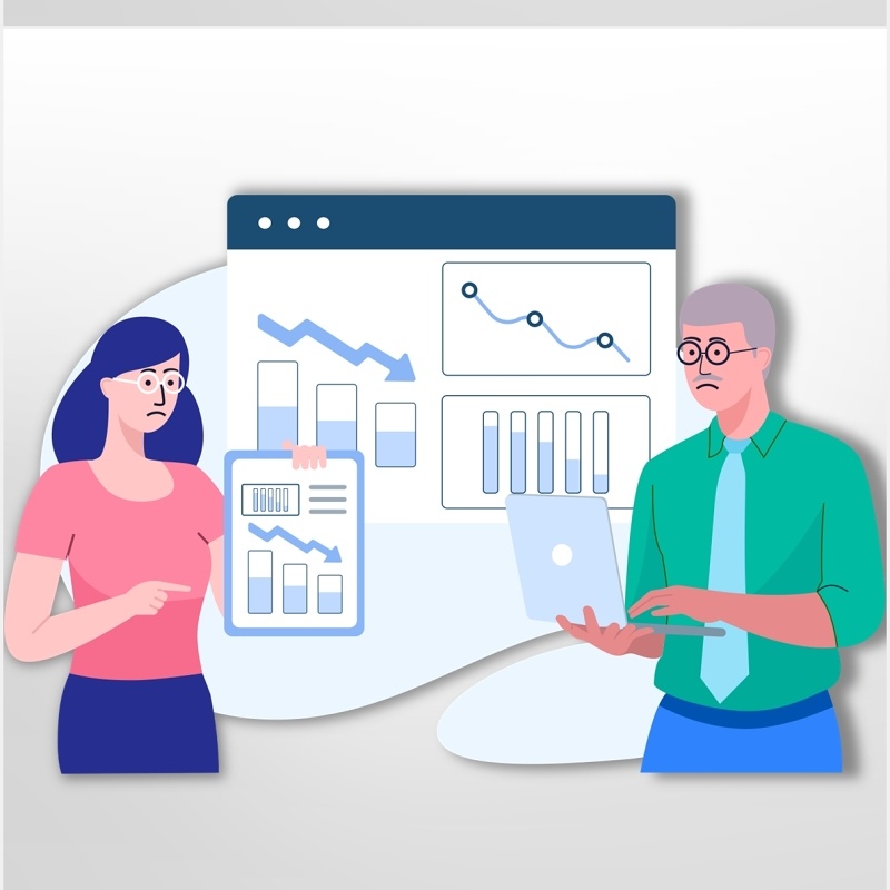 金融财务融资人物概念场景插画UI平面设计网站移动端矢量素材