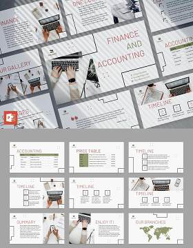 金融财务会计PPT版式模板Finance & Accounting PowerPoint Presentation